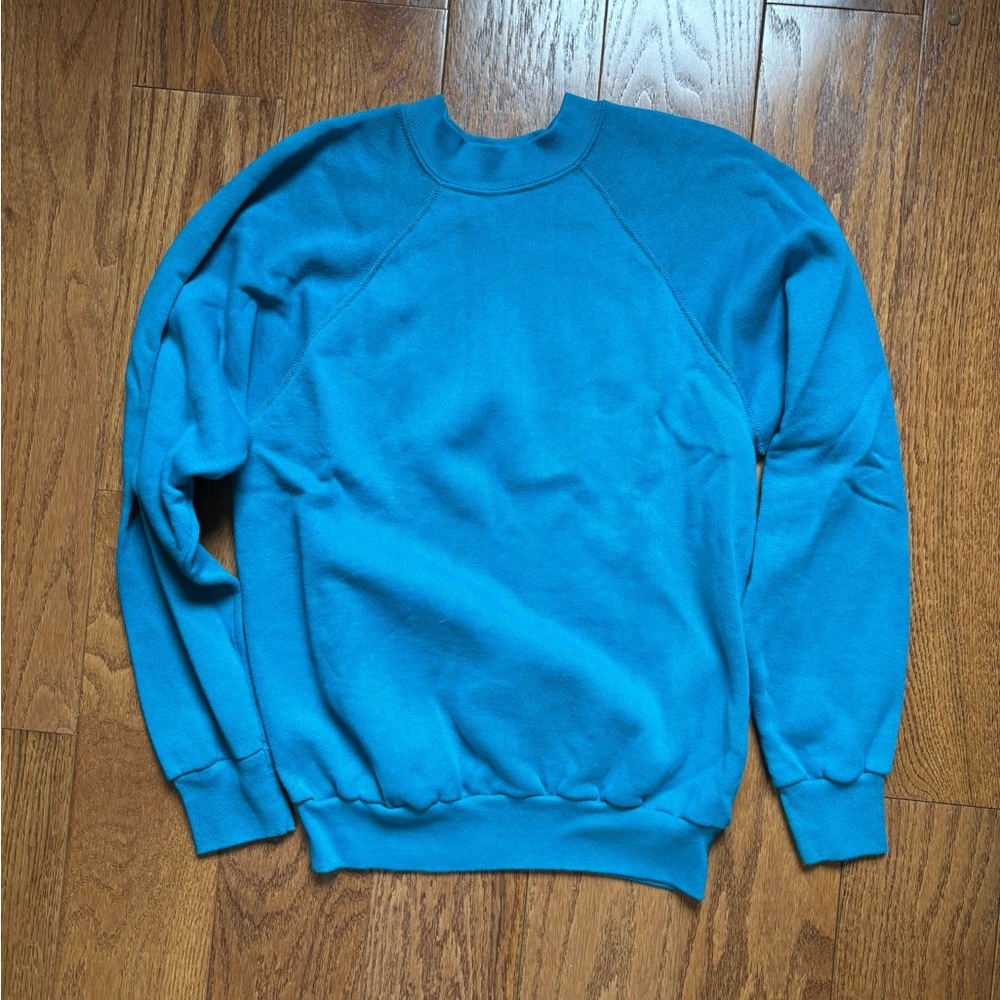Tultex Blue Crewneck Sweater Classic Design
